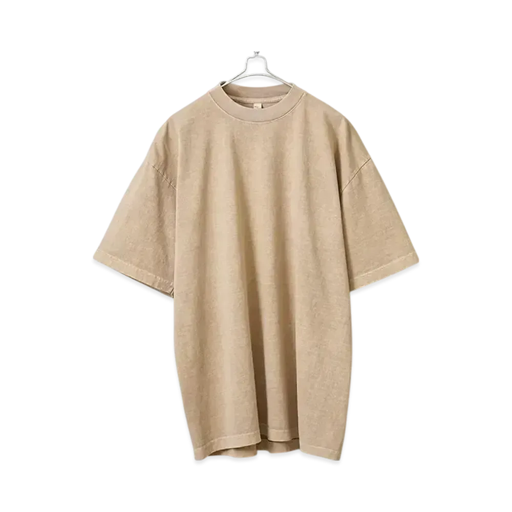 Los Angeles Apparel 6.5oz Pigment Dye Short Sleeve Crew Neck T-shirt "Rose Quartz"