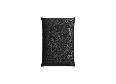 Hermes Calvi Card Case "Noir"