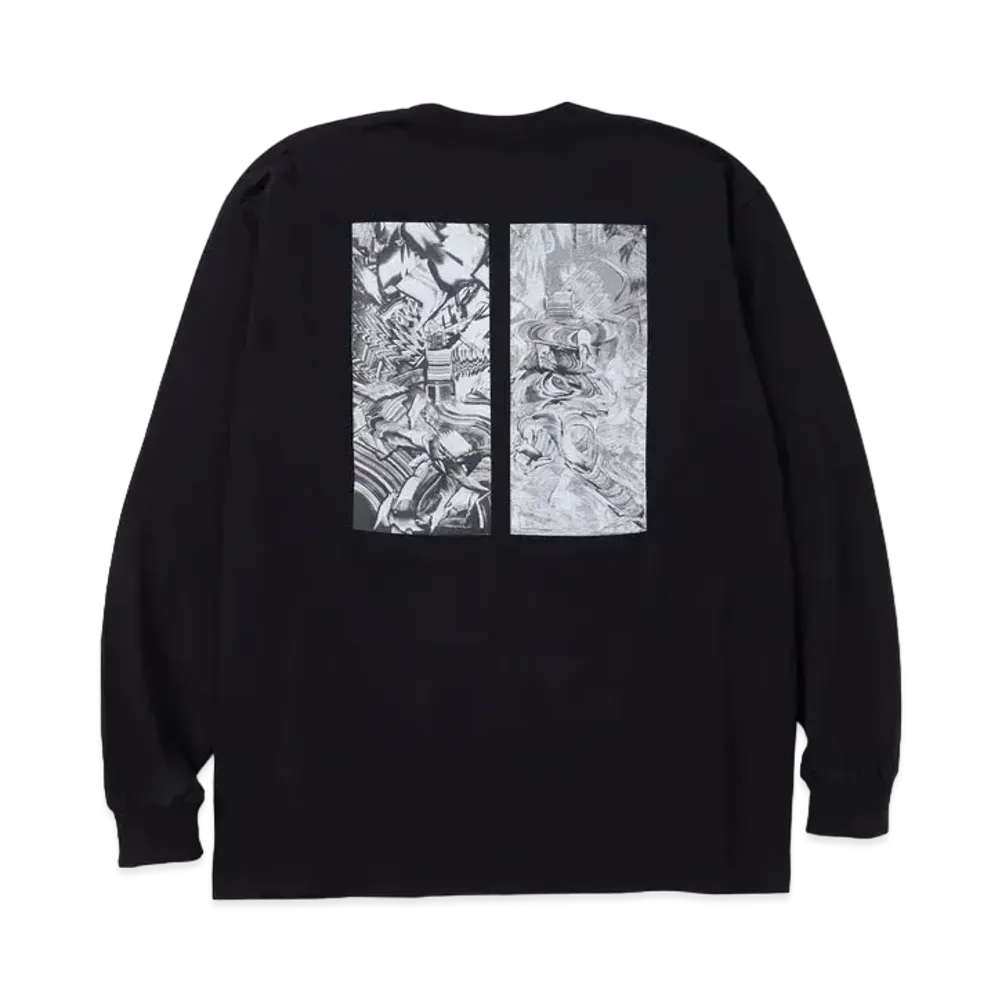 NEIGHBORHOOD NH x TAKU OBATA . Tee LS-2 "Black"