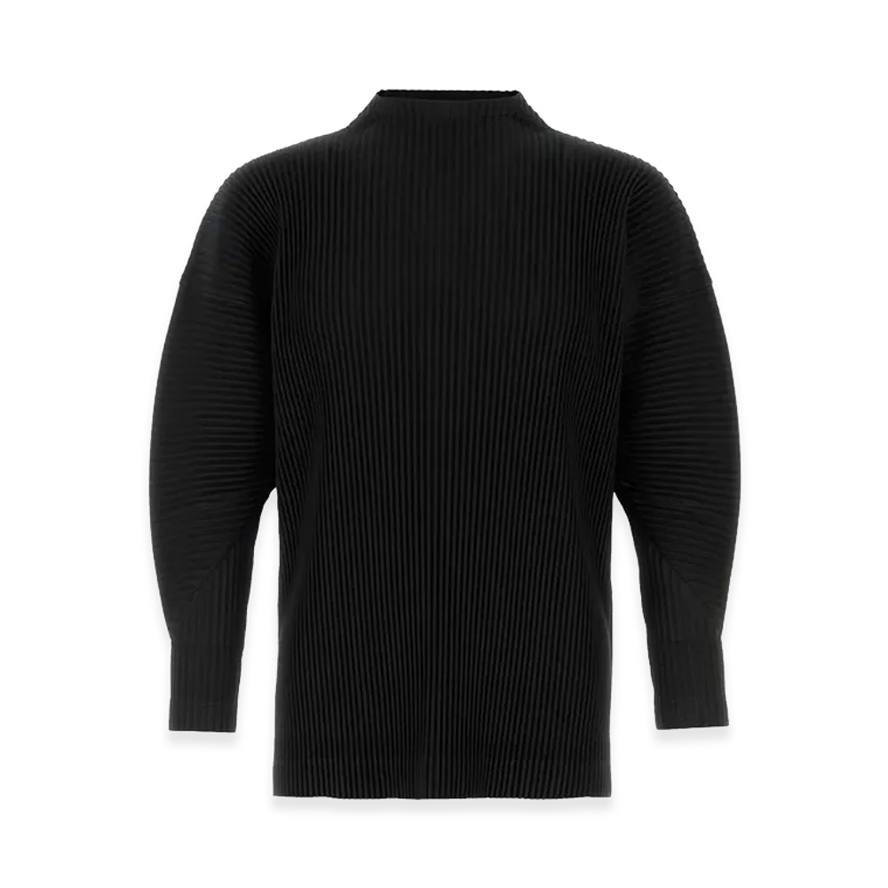 COMME des GARCONS HOMME Polyester Long Sleeve T-Shirt "Black"