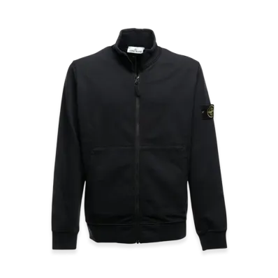 Stone Island 64351 Cotton Fleece Track Top - 22SS "Navy Blue"