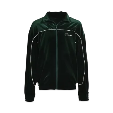 BREATH Script Logo Piping Velour Jacket "Kelly"