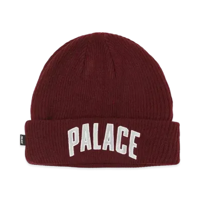 PALACE ARCH LOGO BEANIE "Burgundy"