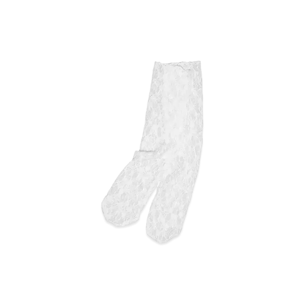 atmos pink Vivi Lace Socks "White"