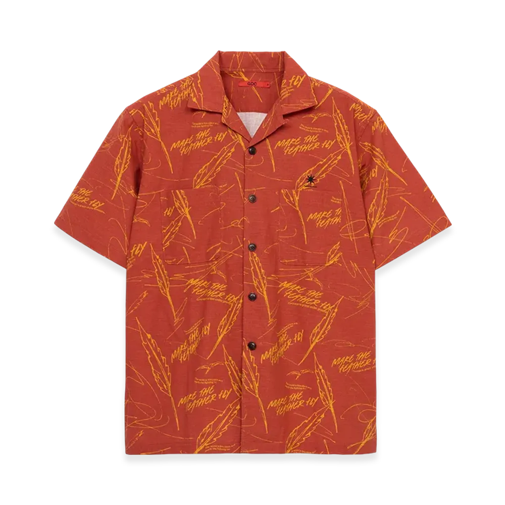 GDC x KJ All-Over Pattern Shirts "Orange"