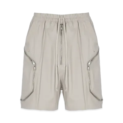 Rick Owens Black Shorts Temple Heizer Bela "White"