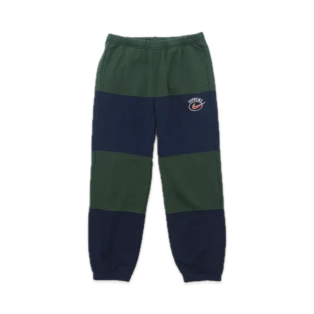 Supreme x Nike Stripe Sweatpant "Green"