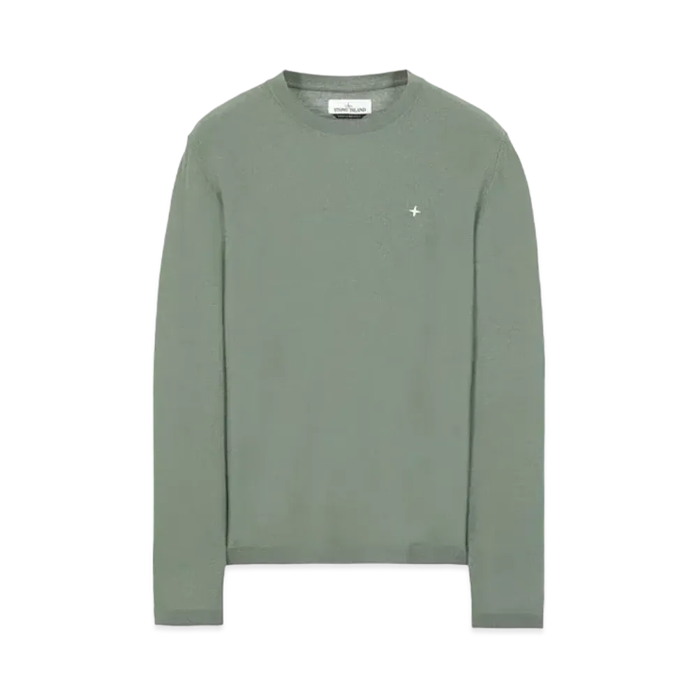Stone Island 562C4 LIGHT PURE WOOL "Sage Green"