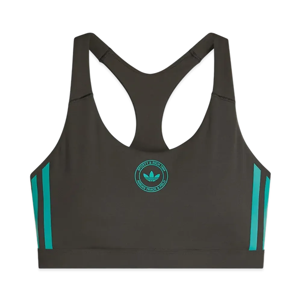 adidas x Sporty & Rich Bralette "Carbon"
