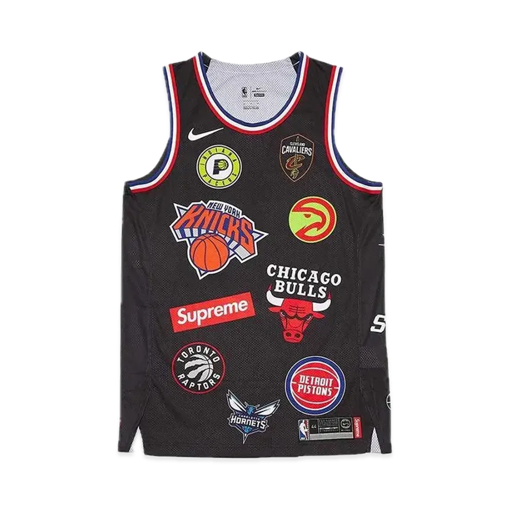 Supreme x Nike x NBA Teams Authentic Jersey "Black"