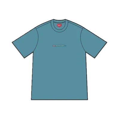 Supreme Property Label S/S Top "Light Slate"