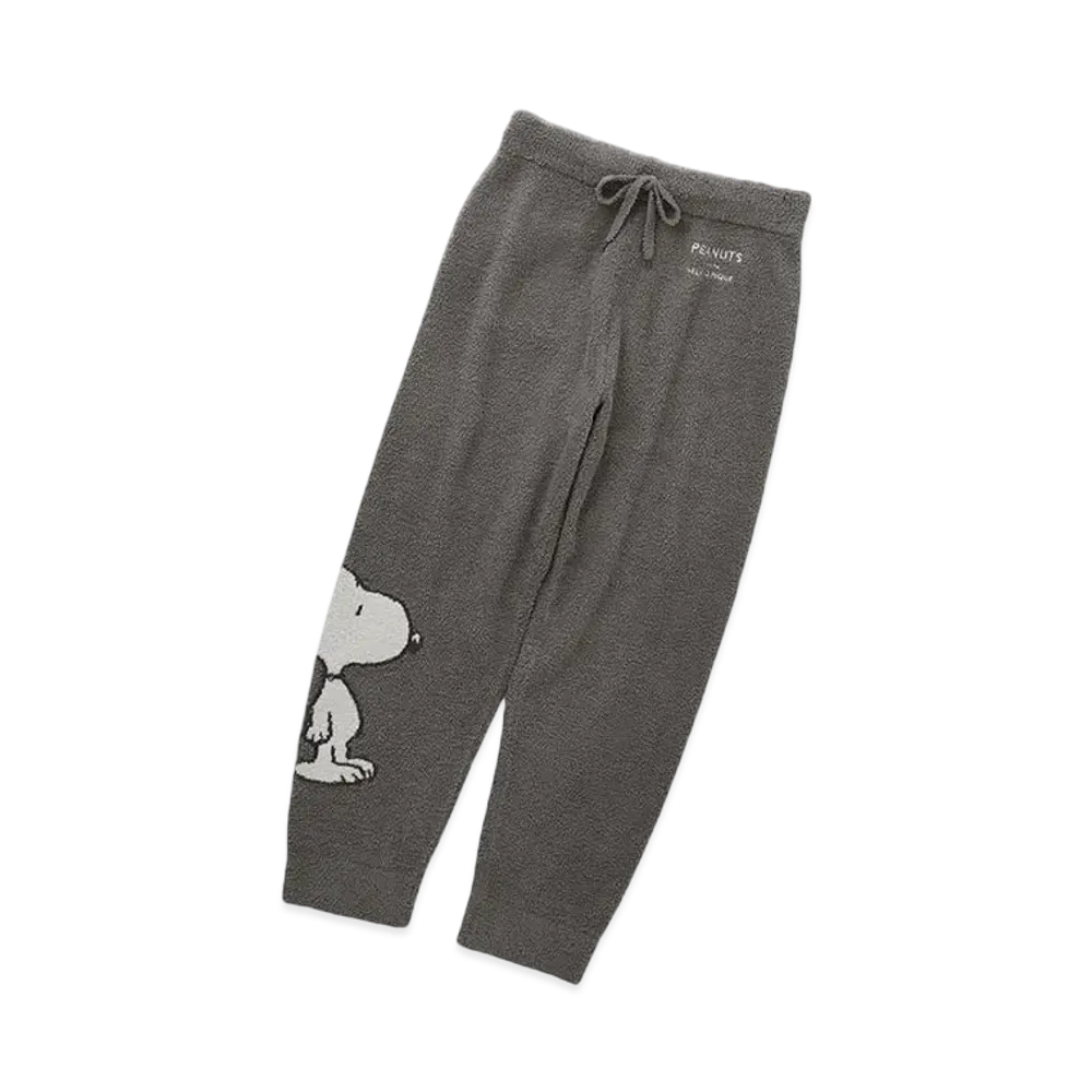 GELATO PIQUE x PEANUTS Homme Baby Moko Jacquard Pullover & Long Pants Set "Charcoal Gray"