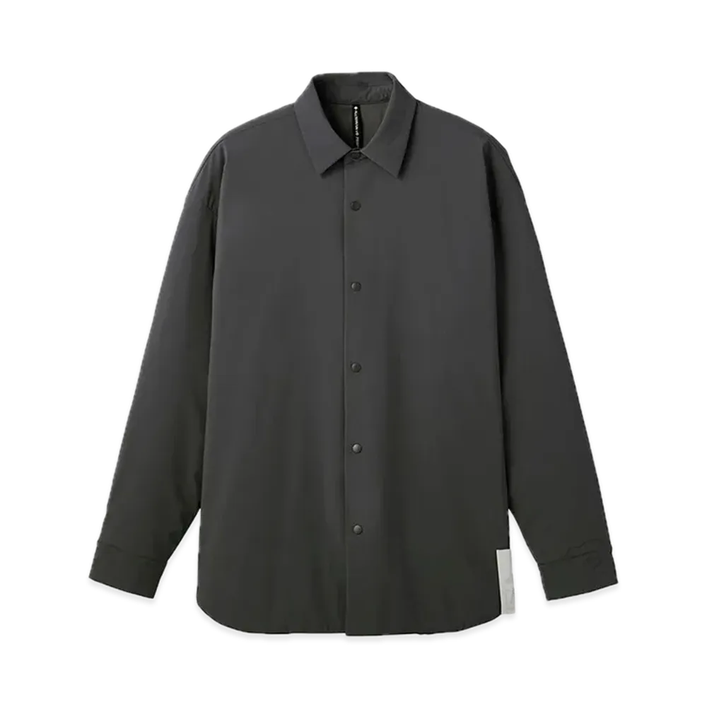 DESCENTE ALLTERRAIN Insulated Lightweight Long Sleeve Shirt "Charcoal"