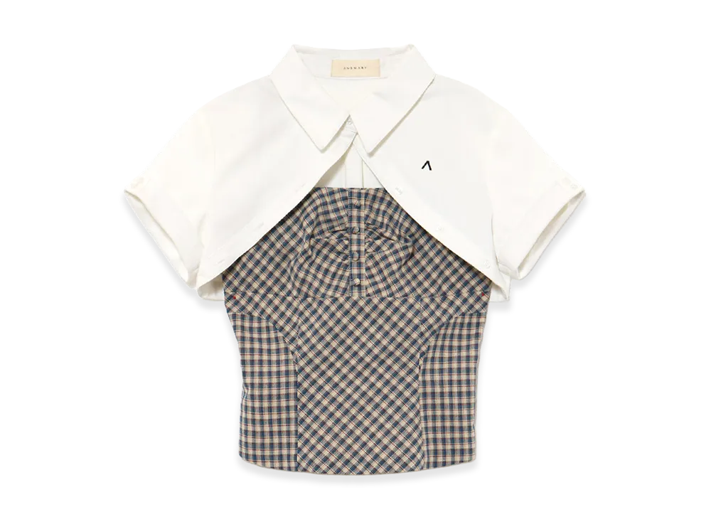 ANDMARY Women's Myra Shirt Set "Blue"
