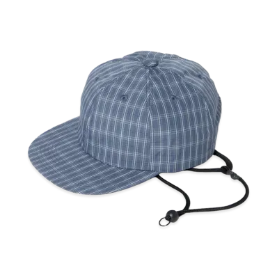 DAIWA PIER39 Tech 6Panel Cap Summer Plaid "Smoke Blue"