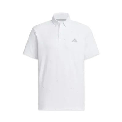 adidas PG Monogram Short Sleeve Polo Shirt "White"