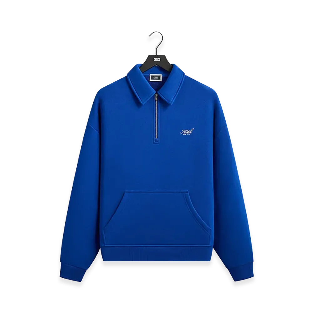 Kith Quarter Zip Popover Sweatshirt "Cyclone"