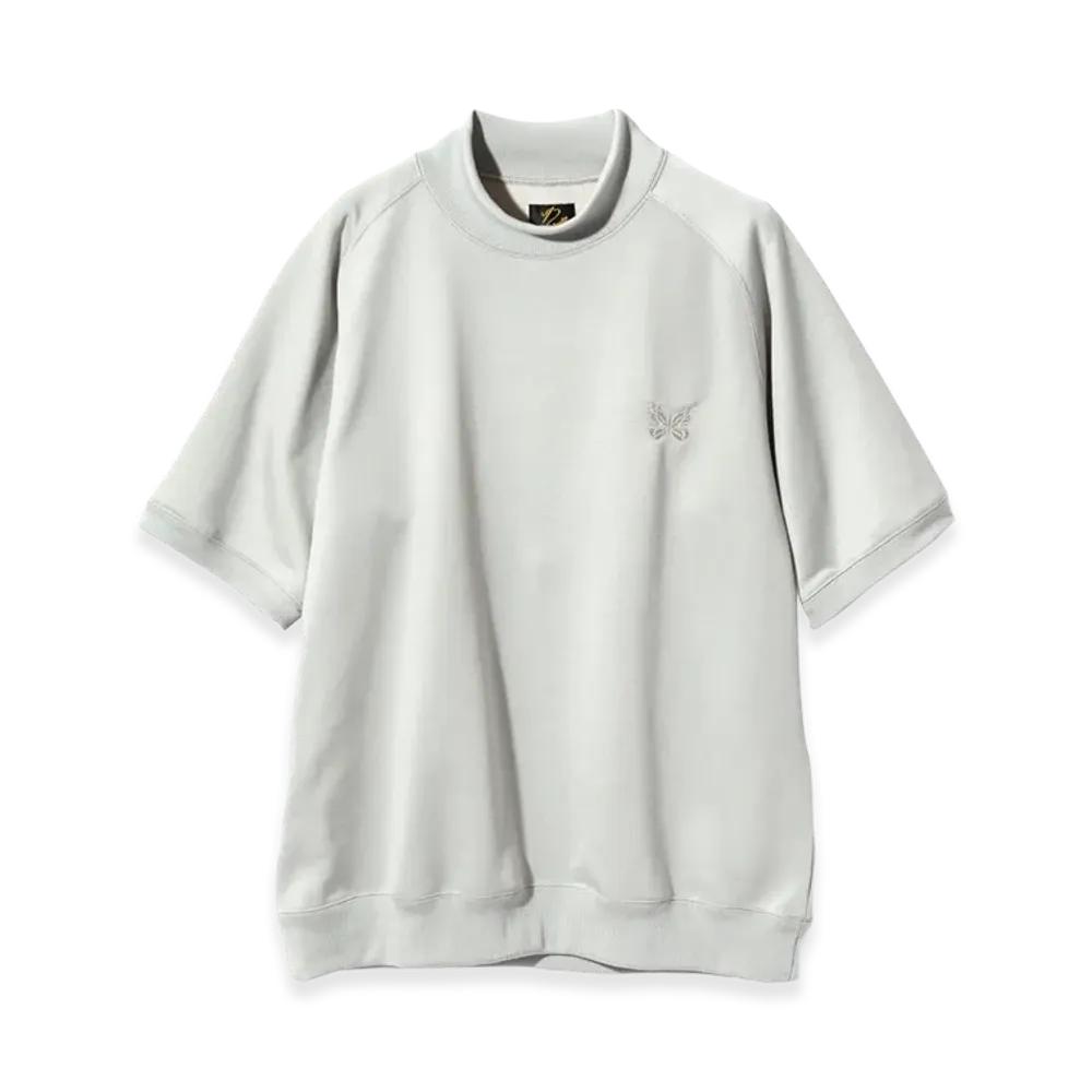 NEEDLES S/S Mock Neck T-Shirt "Ice White"