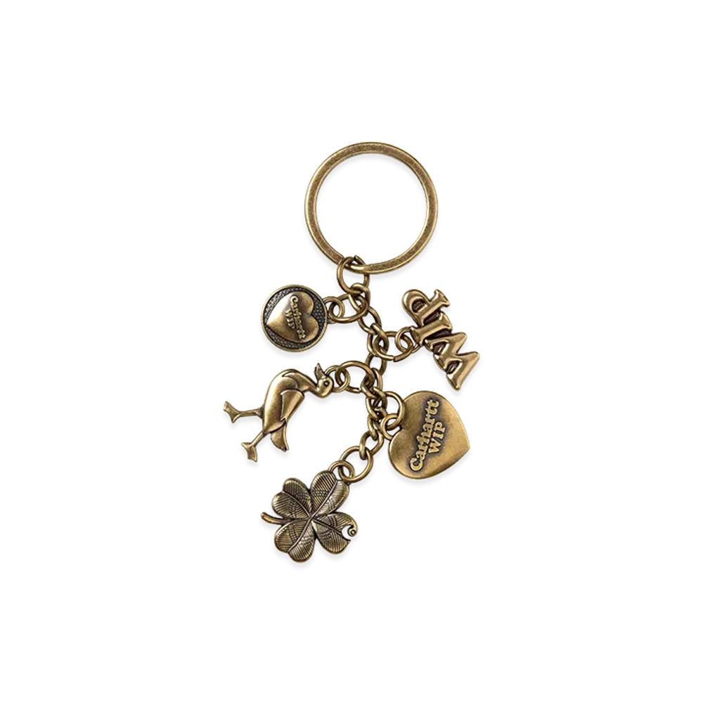 Carhartt WIP Charms Keychain "Gold"