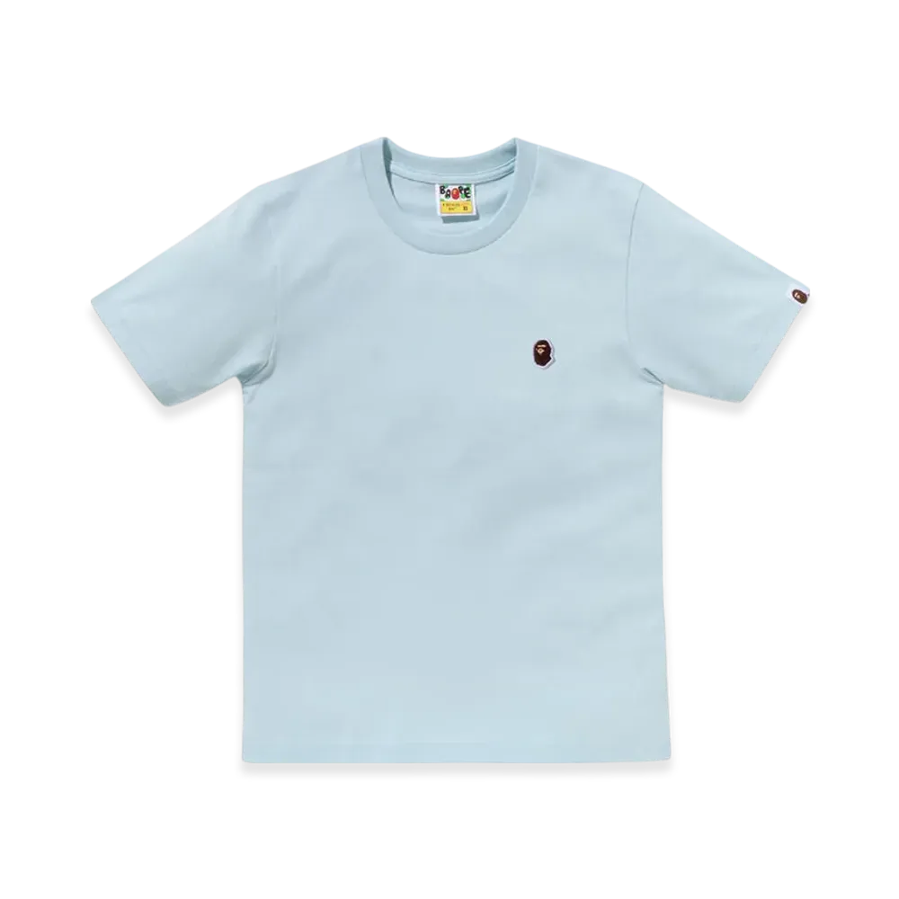 A BATHING APE Ape Head One Point Tee #1 "Sax"