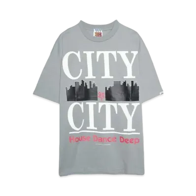 CITY COUNTRY CITY COTTON T-SHIRT CITY CITY "C GRAY"