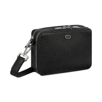 Dior Strap Pouch CD Icon Grade Calfskin "Black"