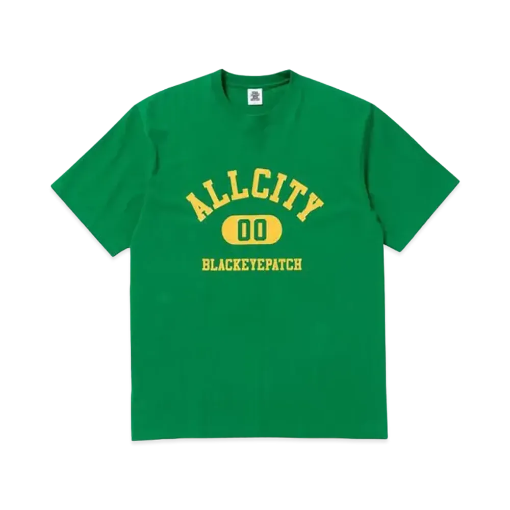 BlackEyePatch ALL CITY COLLEGE TEE "Green"