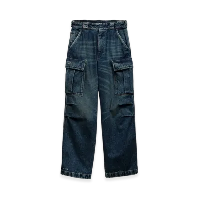 PRADA Denim Cargo Jeans "Navy"