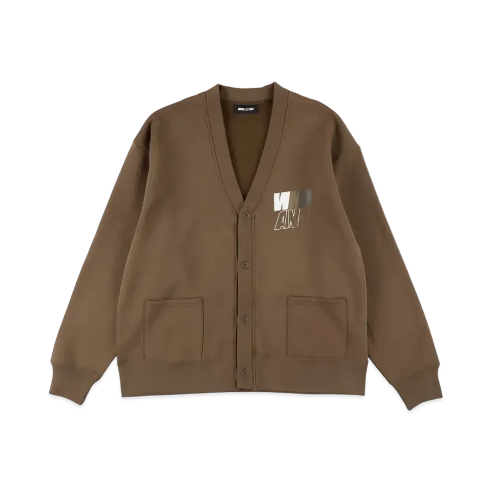 WIND AND SEA Sea Alive Logo Sweat Cardigan "Brown"