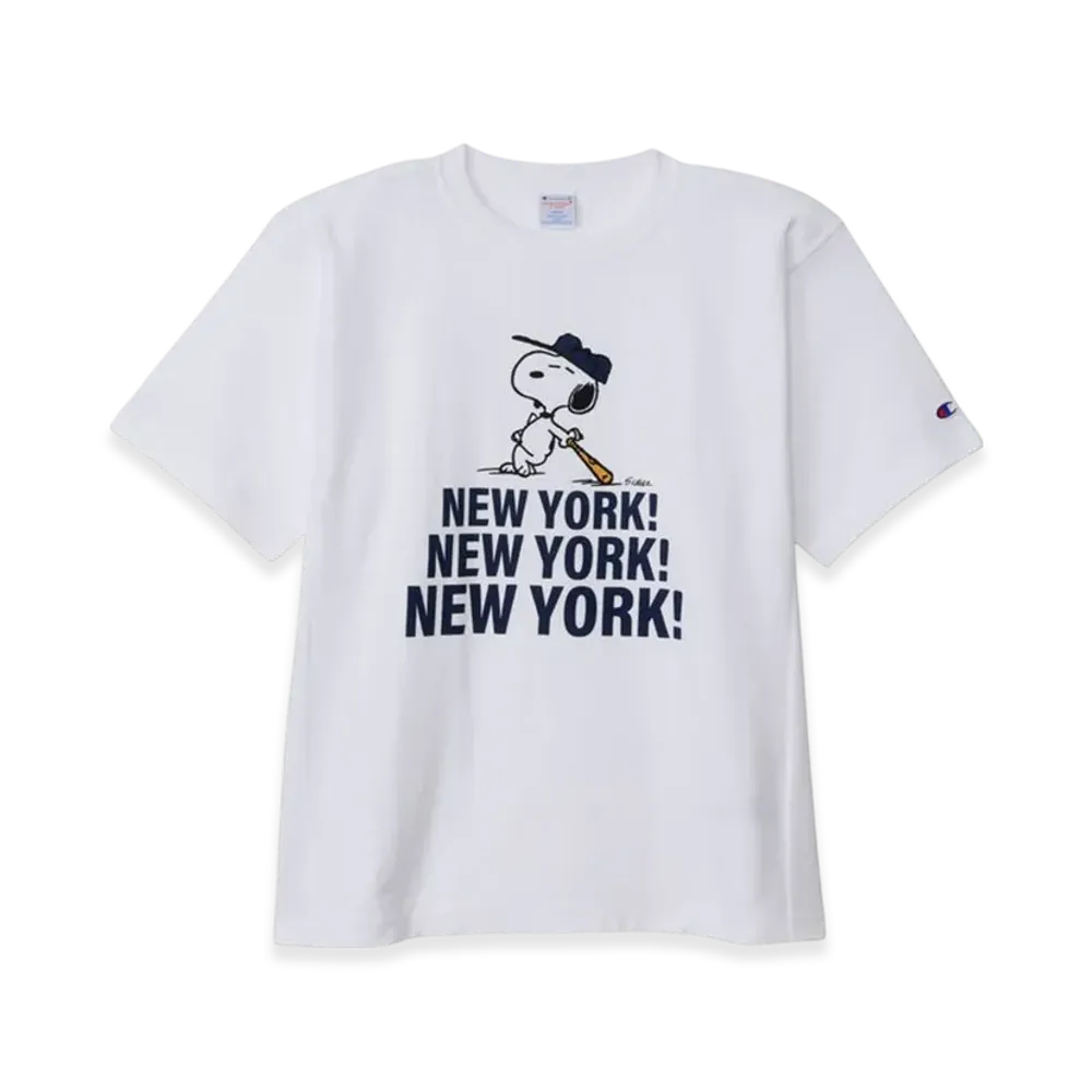 Champion x PEANUTS Reverse Weave Short Sleeve T-Shirt 25SS "White"
