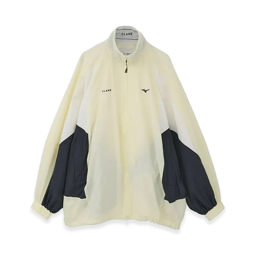 CLANE x Mizuno Water Repellent Track Jacket "Ivory"