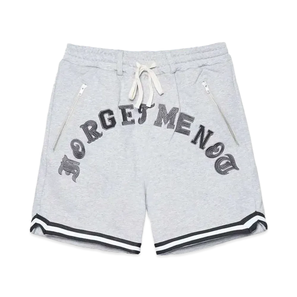 MAYO Forget Me Not Embroidery Sweat Shorts "Grey"