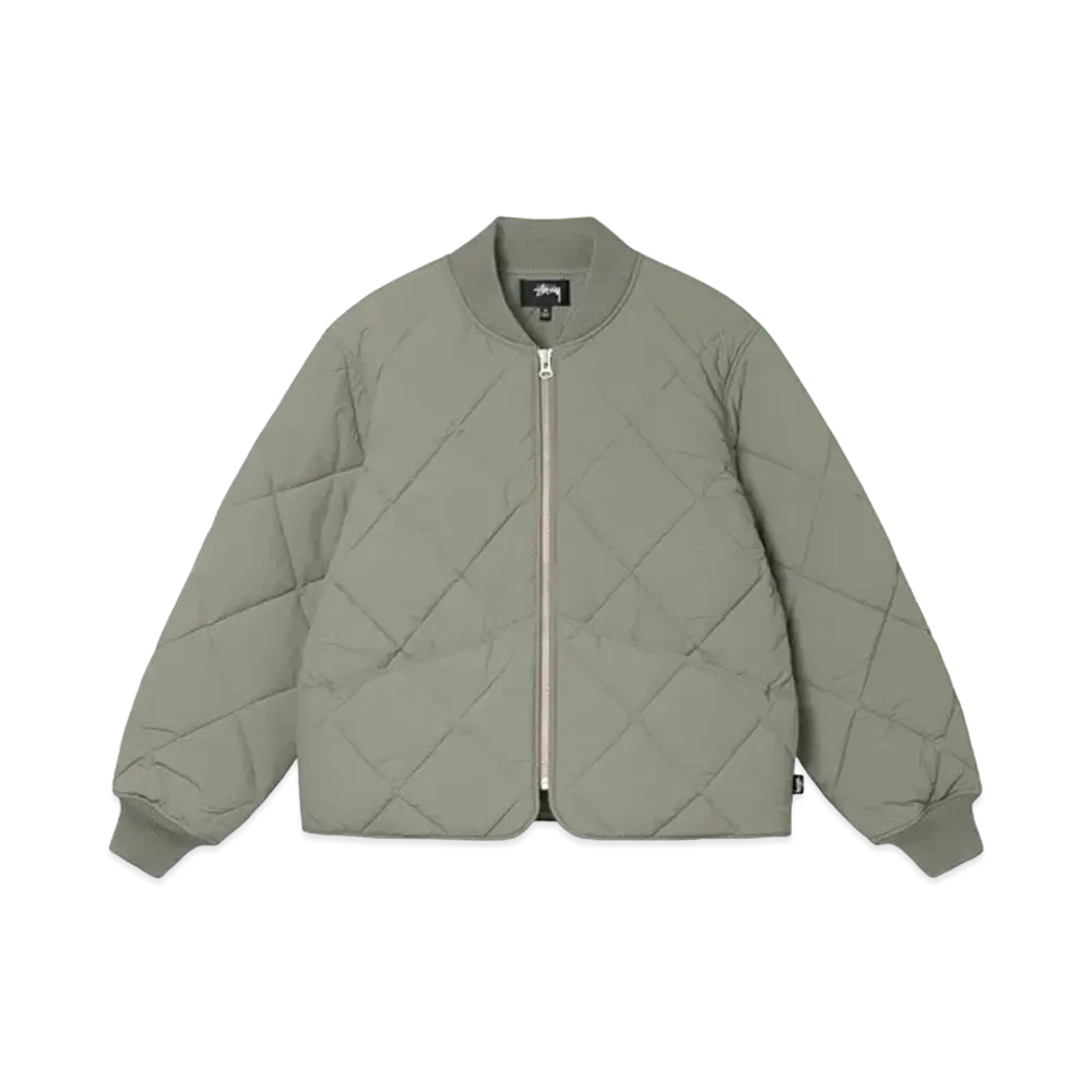 Stussy Dice Quilted Liner Jacket "Olive"