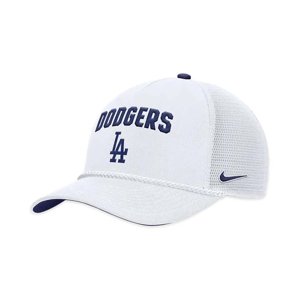 MLB x Nike Dodgers Primetime Rise Structured Trucker Cap "White/Blue"