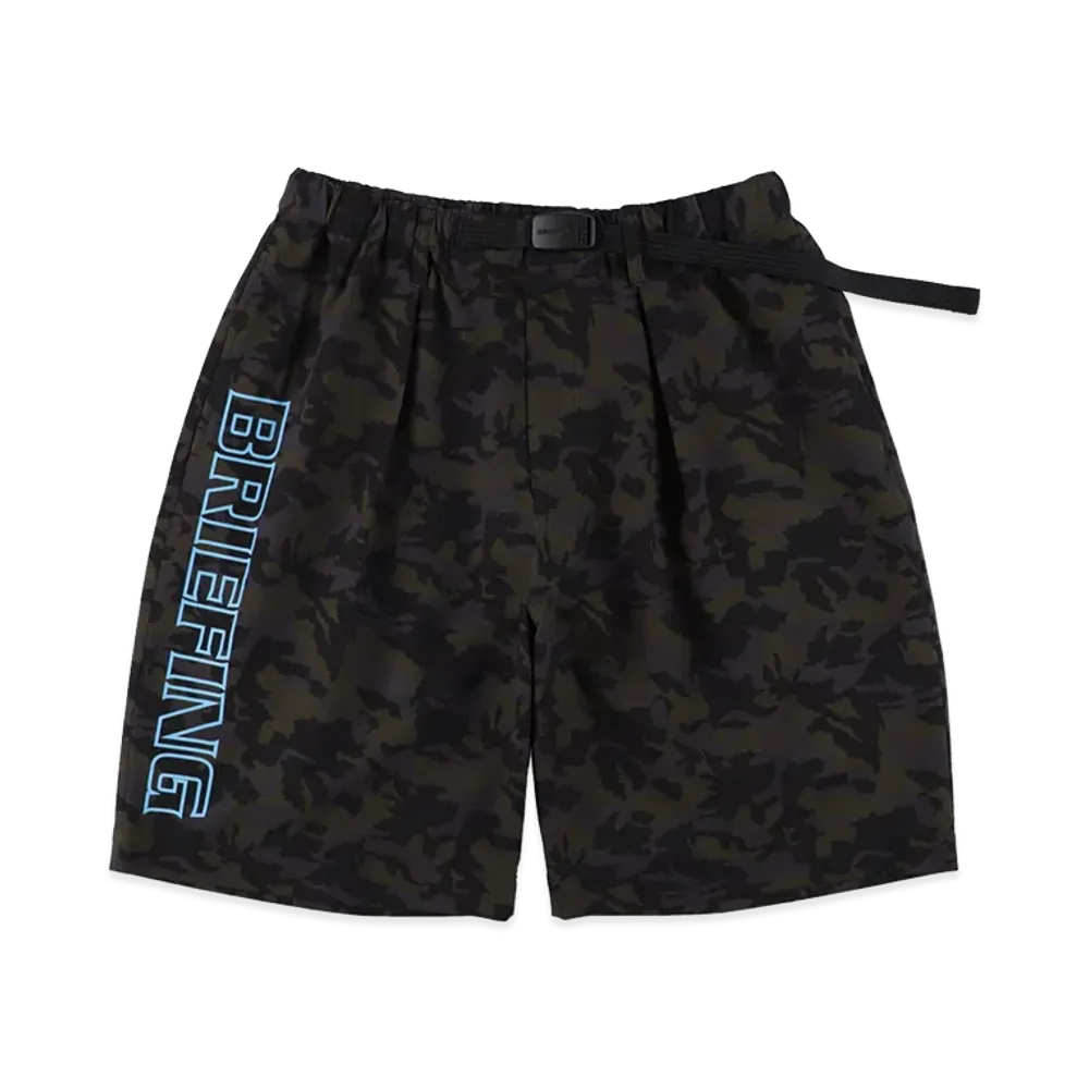 WIND AND SEA x BRIEFING GOLF Camo Wide Shorts "Sax"