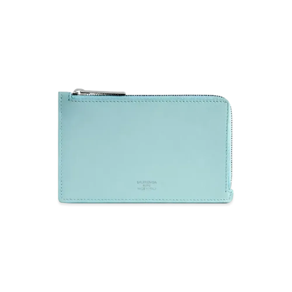 BALENCIAGA Envelope Long Coin and Card Holder Smooth Calfskin Japan Exclusive "Light Blue"