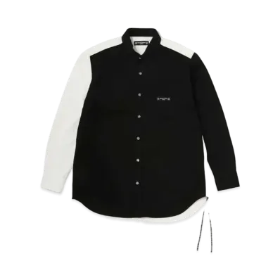 mastermind JAPAN Debosed SkulLShirt "Black White"