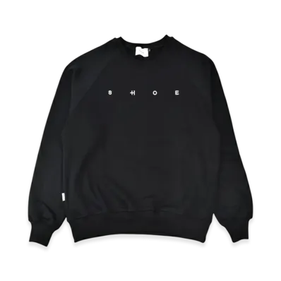 Shoe Embroidered Logo Sweatshirt "Black"