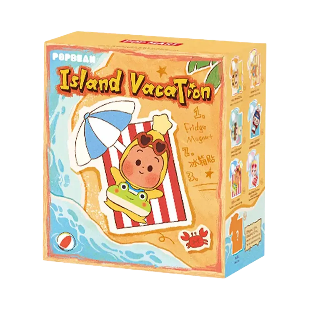 POP MART POP BEAN Island Vacation Series Fridge Magnet [Piece]