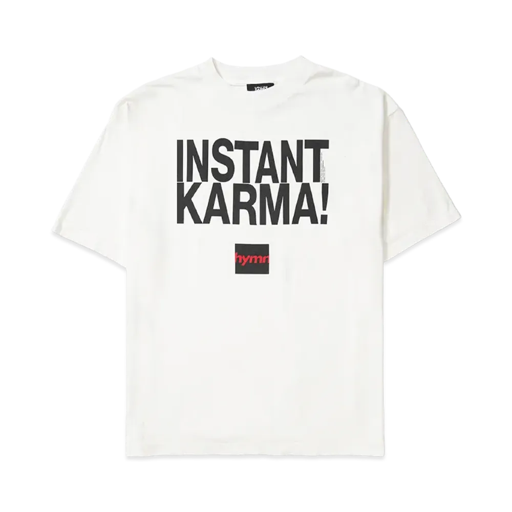 SAINT Mxxxxxx x John Lennon JL SS T-Shirt Instant Karma "White"