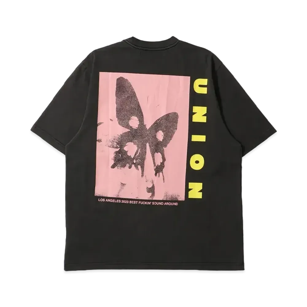 UNION Butterfly Tee "Vintage Black"