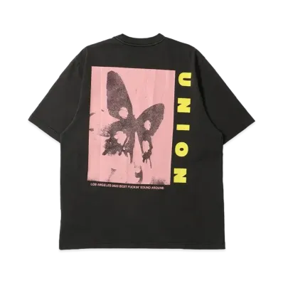 UNION Butterfly Tee "Vintage Black"