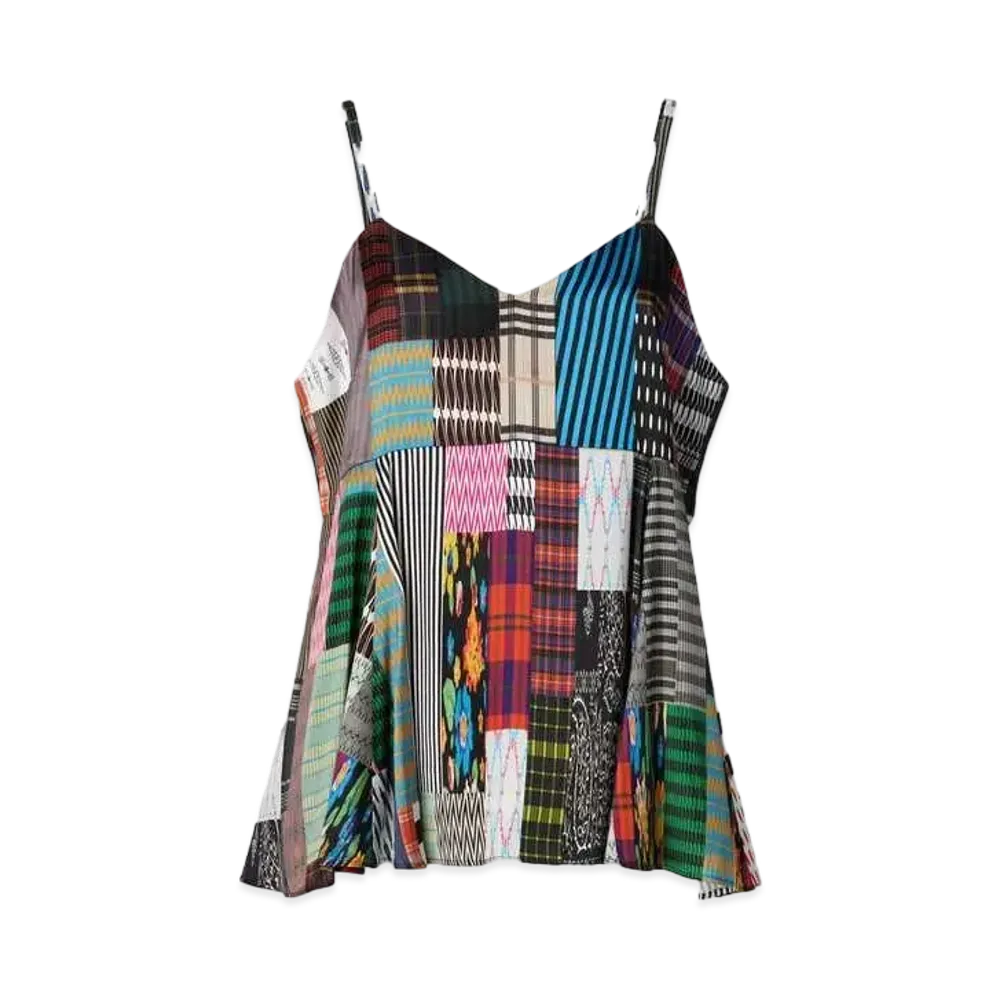 ANREALAGE Patchwork Print Camisole "Colorful"