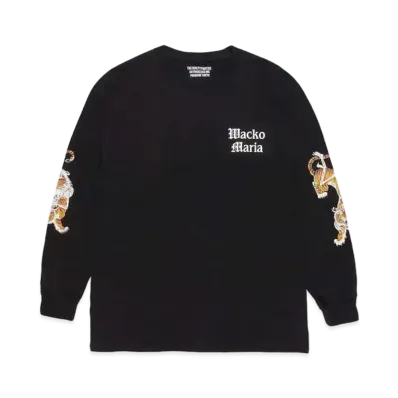 WACKO MARIA TIM LEHI / Long Sleeve T-Shirt #1 "Black"