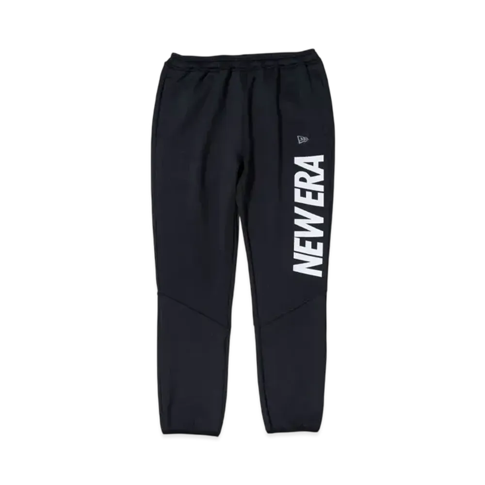 NEW ERA Performance Apparel Warm Up Pants Wordmark "Black/White"