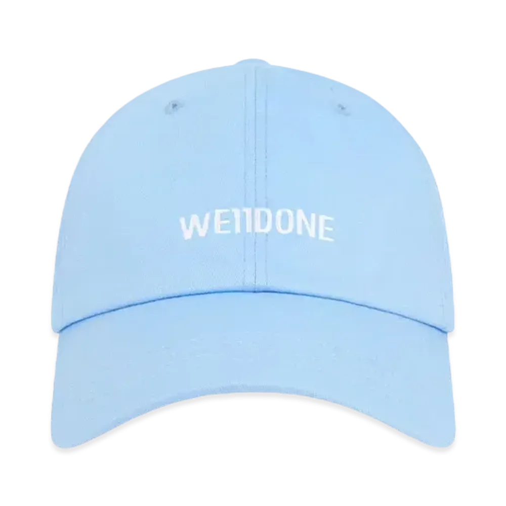 WE11DONE Basic Small Logo Cap "Sky"