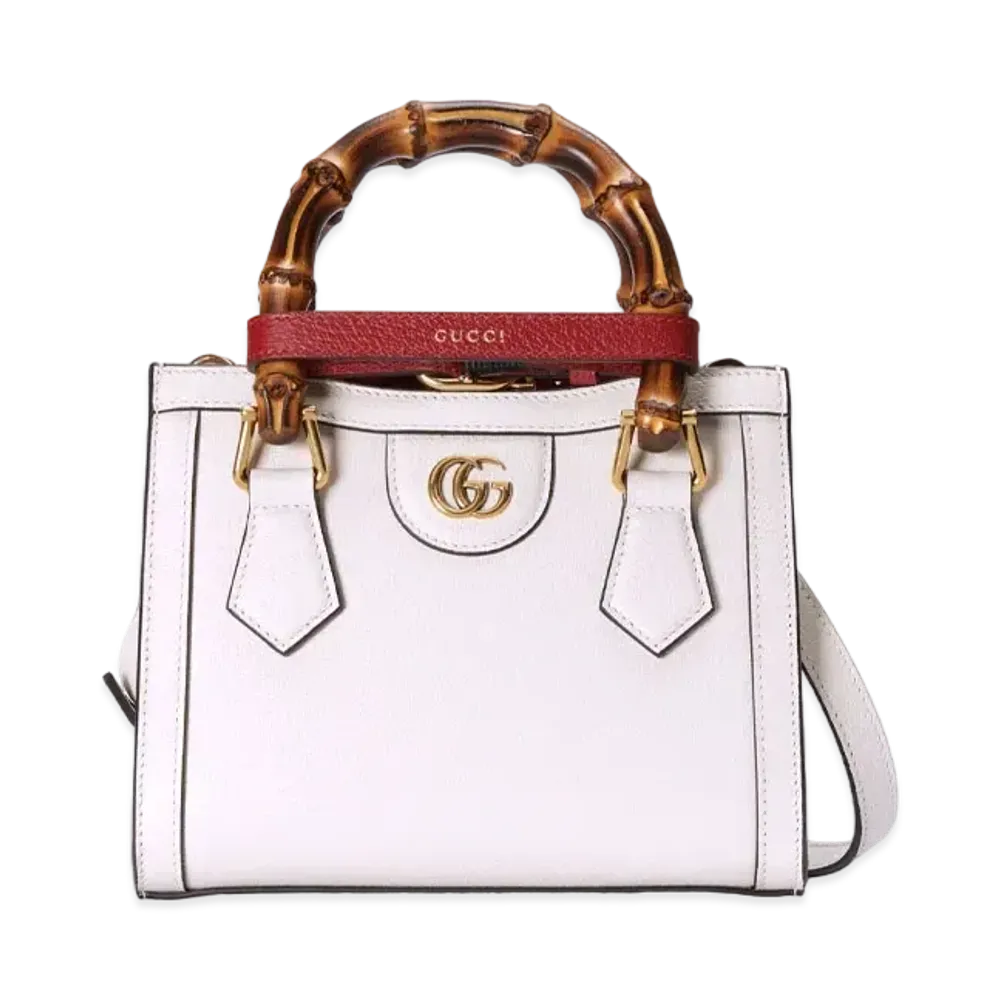 GUCCI Gucci Diana Mini Tote Bag "White"