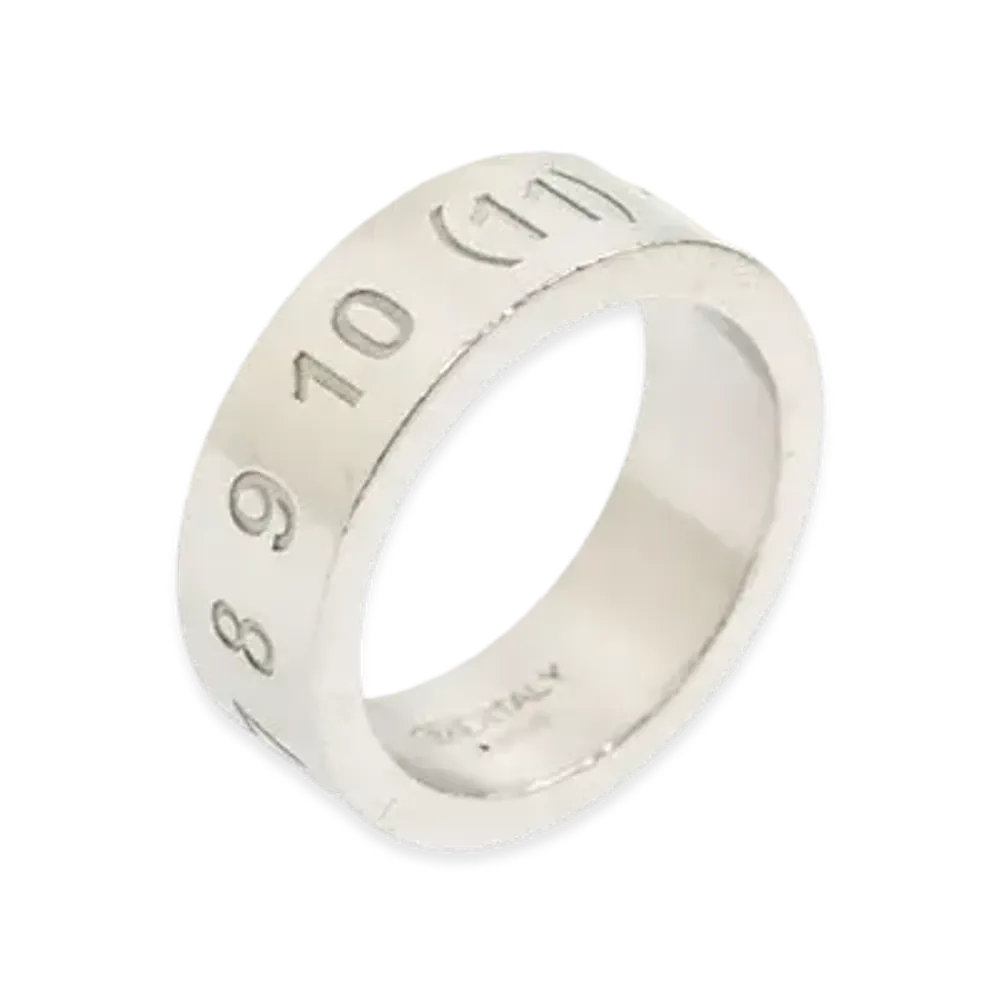 Maison Margiela Numerical Ring "Shiny Silver"