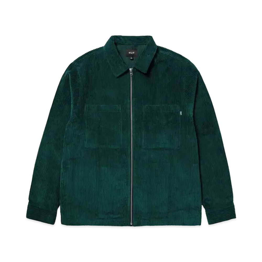 HUF Two Tone Corduroy Zip Shacket "Sycamore"