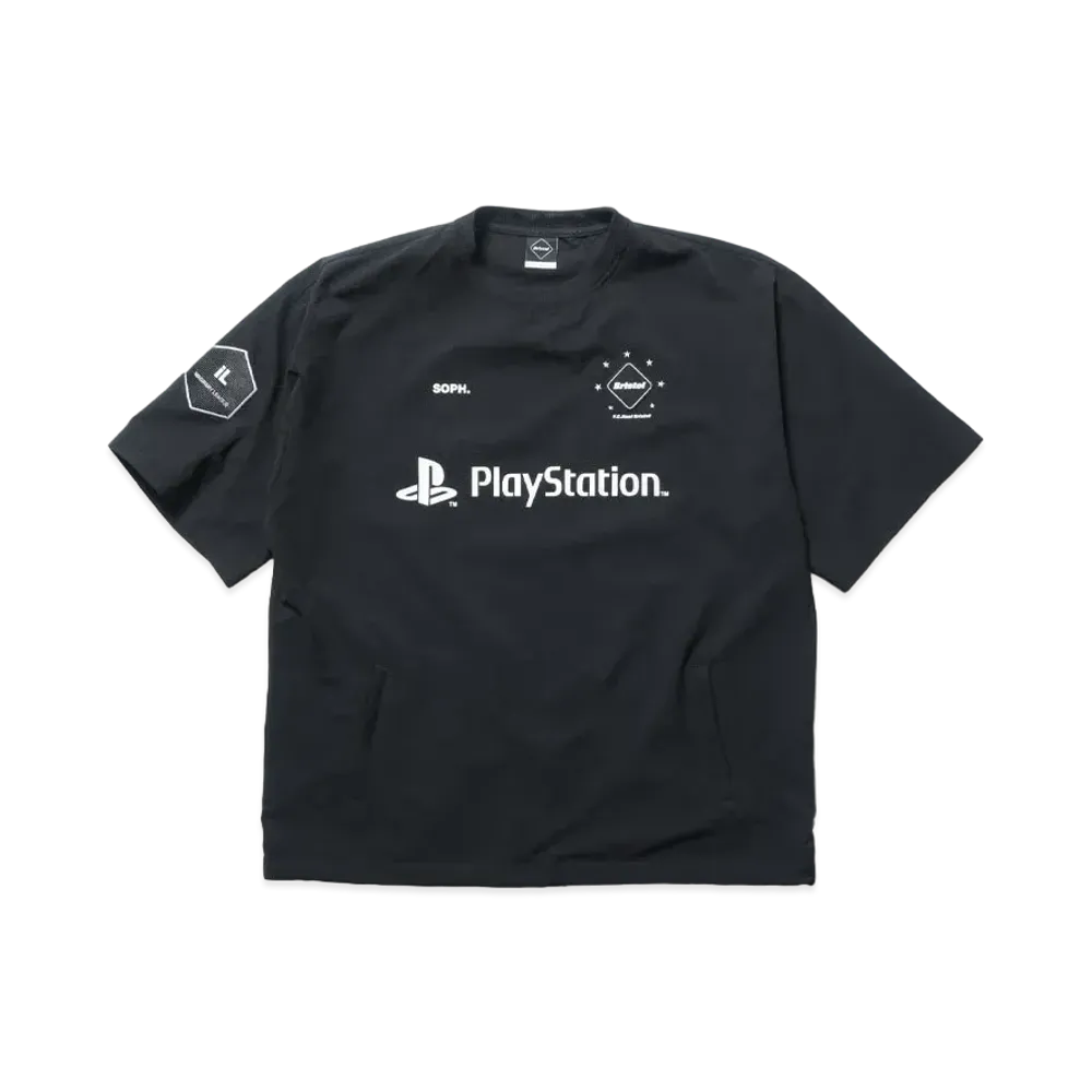 F.C.Real Bristol x PlayStation Dot Air Short Sleeve Piste "Black" FCRB-242009